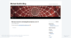 Desktop Screenshot of michaelguild13.wordpress.com