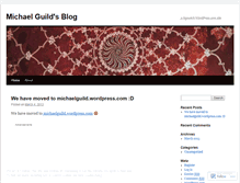 Tablet Screenshot of michaelguild13.wordpress.com