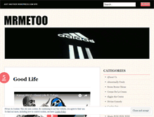 Tablet Screenshot of mrmetoo.wordpress.com