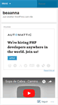 Mobile Screenshot of beaanna.wordpress.com