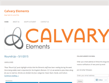 Tablet Screenshot of calvarycollegeconnection.wordpress.com