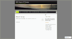 Desktop Screenshot of 365daysoffitness.wordpress.com