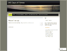 Tablet Screenshot of 365daysoffitness.wordpress.com