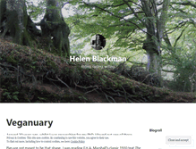 Tablet Screenshot of helenblackman.wordpress.com