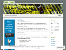 Tablet Screenshot of lighttroopsarmycp.wordpress.com