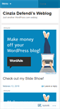 Mobile Screenshot of cinziadefendi.wordpress.com