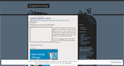 Desktop Screenshot of ilogistics.wordpress.com