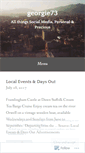 Mobile Screenshot of georgie73.wordpress.com