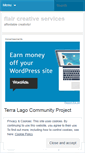 Mobile Screenshot of flaircreativeservices.wordpress.com