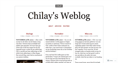 Desktop Screenshot of chilay.wordpress.com