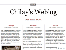 Tablet Screenshot of chilay.wordpress.com