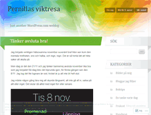 Tablet Screenshot of pernillasviktresa.wordpress.com