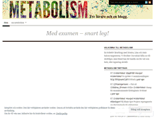 Tablet Screenshot of metabolism.wordpress.com