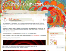 Tablet Screenshot of dulcedesusuwatari.wordpress.com