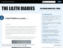 Tablet Screenshot of lucidlilith.wordpress.com