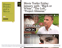 Tablet Screenshot of dinnerdrinksandamovie.wordpress.com