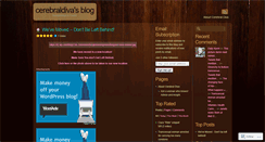 Desktop Screenshot of cerebraldiva.wordpress.com