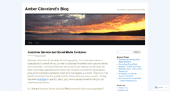 Desktop Screenshot of amcleveland.wordpress.com