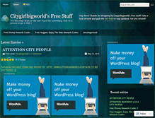 Tablet Screenshot of citygirlbigworld.wordpress.com