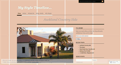Desktop Screenshot of mystyletimeline.wordpress.com