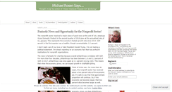 Desktop Screenshot of michaelrosensays.wordpress.com