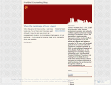 Tablet Screenshot of krehbielcounseling.wordpress.com