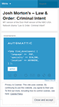 Mobile Screenshot of mortonslawandorderci.wordpress.com