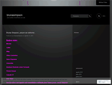 Tablet Screenshot of brunasimpson.wordpress.com