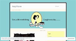 Desktop Screenshot of keylilove.wordpress.com