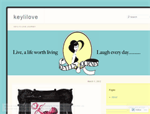 Tablet Screenshot of keylilove.wordpress.com