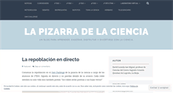 Desktop Screenshot of lapizarradelaciencia.wordpress.com
