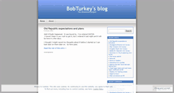 Desktop Screenshot of bobturkey.wordpress.com