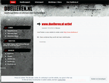 Tablet Screenshot of duelleren.wordpress.com