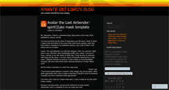 Desktop Screenshot of amantedeilibri.wordpress.com