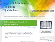 Tablet Screenshot of belgianbiblestudents.wordpress.com