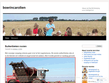 Tablet Screenshot of boerincarolien.wordpress.com
