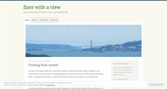 Desktop Screenshot of fixerwithaview.wordpress.com