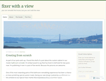 Tablet Screenshot of fixerwithaview.wordpress.com