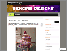 Tablet Screenshot of bengine.wordpress.com