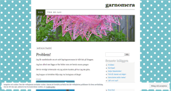 Desktop Screenshot of garnomera.wordpress.com