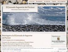 Tablet Screenshot of jornadaseguretatmenorca.wordpress.com
