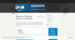 Desktop Screenshot of mandrupz.wordpress.com