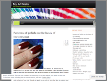 Tablet Screenshot of myartnailsblog.wordpress.com