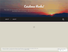 Tablet Screenshot of existencerocks.wordpress.com