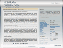 Tablet Screenshot of mibaratacuentologia.wordpress.com