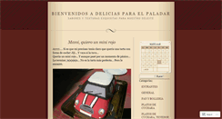 Desktop Screenshot of deliciasparaelpaladar.wordpress.com