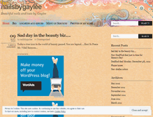 Tablet Screenshot of nailsbygaylee.wordpress.com