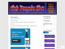 Tablet Screenshot of clubpenguinliveepisodes.wordpress.com