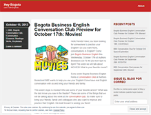 Tablet Screenshot of bogotaletstalkenglish.wordpress.com