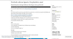 Desktop Screenshot of plunchete.wordpress.com